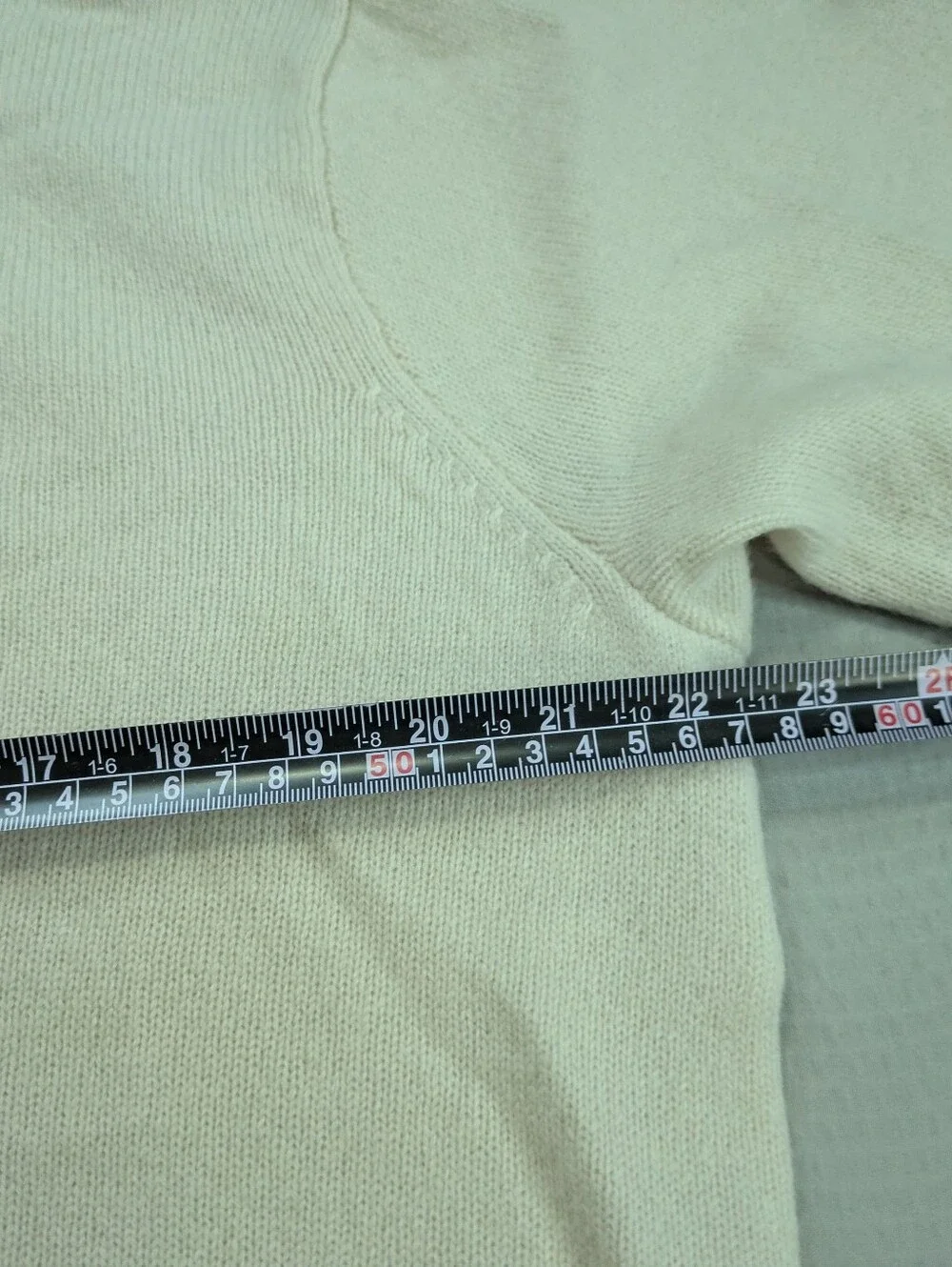 Vintage Polo Ralph Lauren 100% Lambswool  Collared Button Polo Sz M Cream Ivory